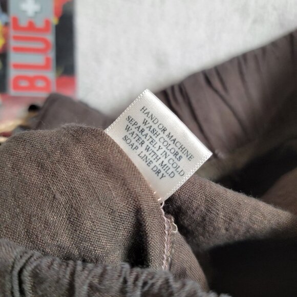 Blue Fish Womens 3159 Hand dyed Klee Pants Umber Coal Size 1 Art to Wear New - Picture 14 of 15